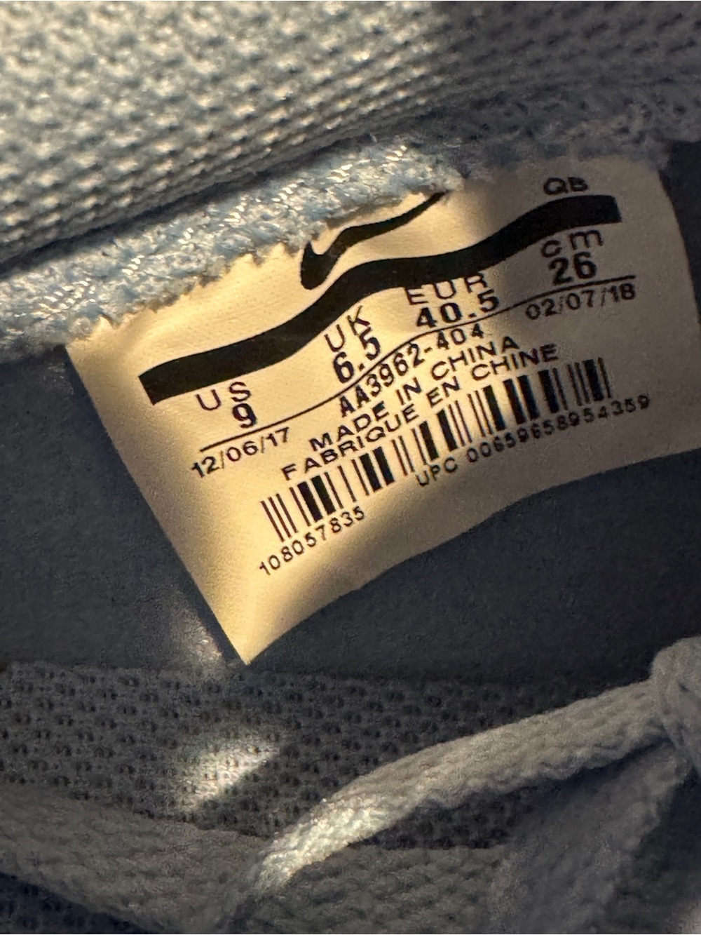 Nike Blazer Light Blue Suede Sneakers
Women’s size 9 new - Picture 7 of 10